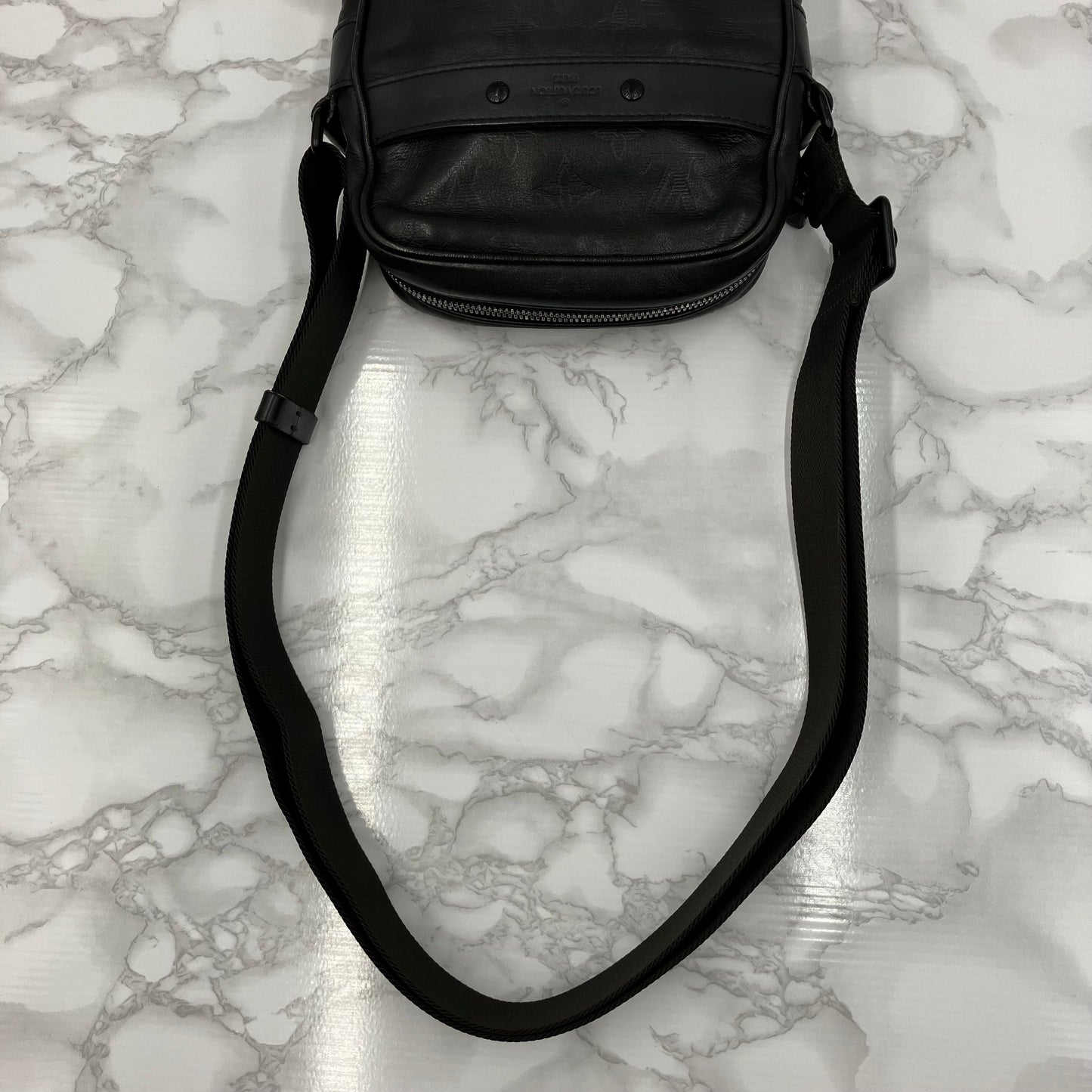 LOUIS VUITTON Monogram Shadow Danube PM Shoulder Bag