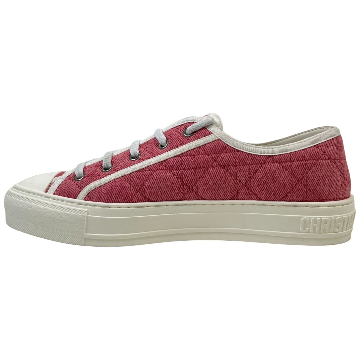 Women's Walk'N'Dior Cloth Low Trainers Pink Size EU 41 / UK 8