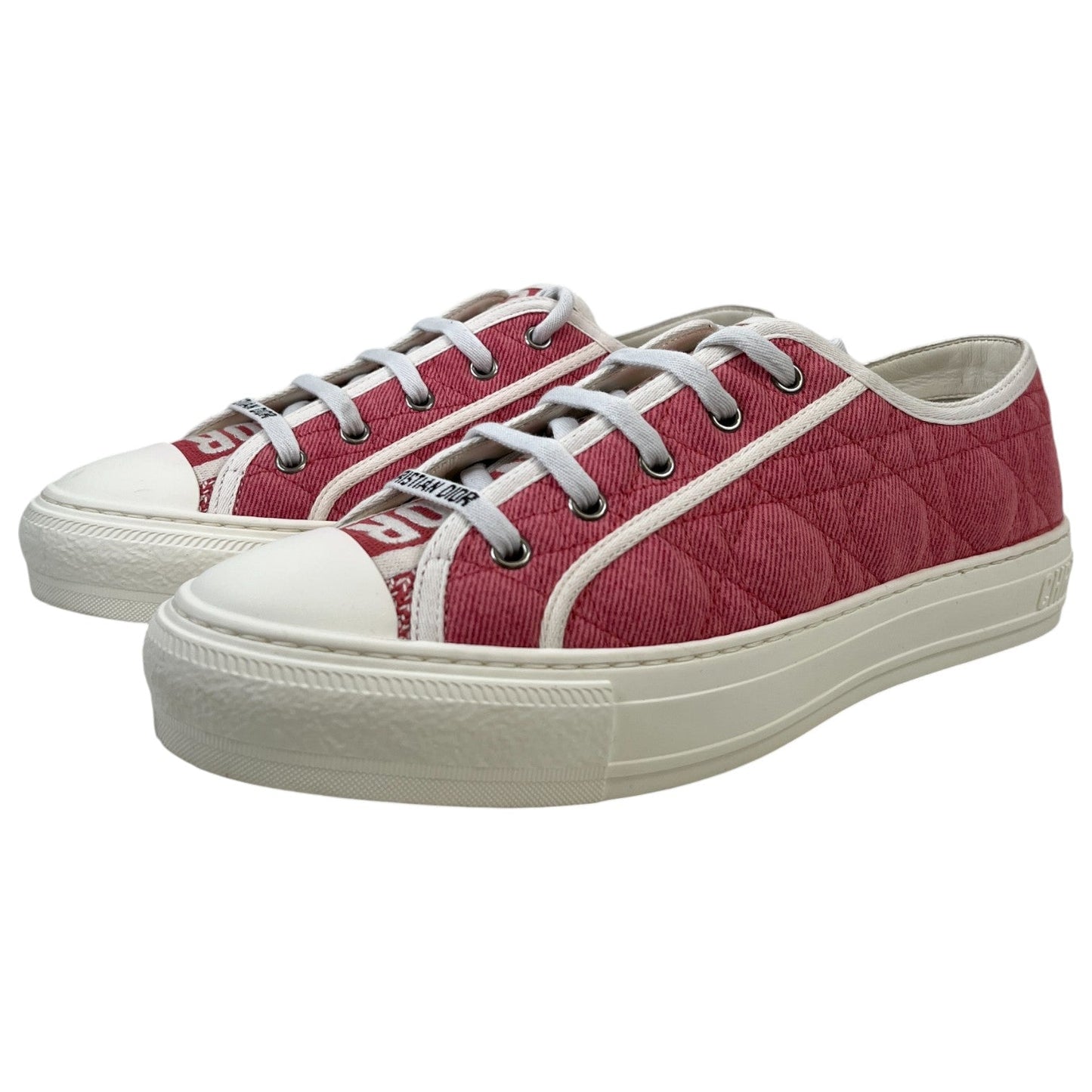 Women's Walk'N'Dior Cloth Low Trainers Pink Size EU 41 / UK 8