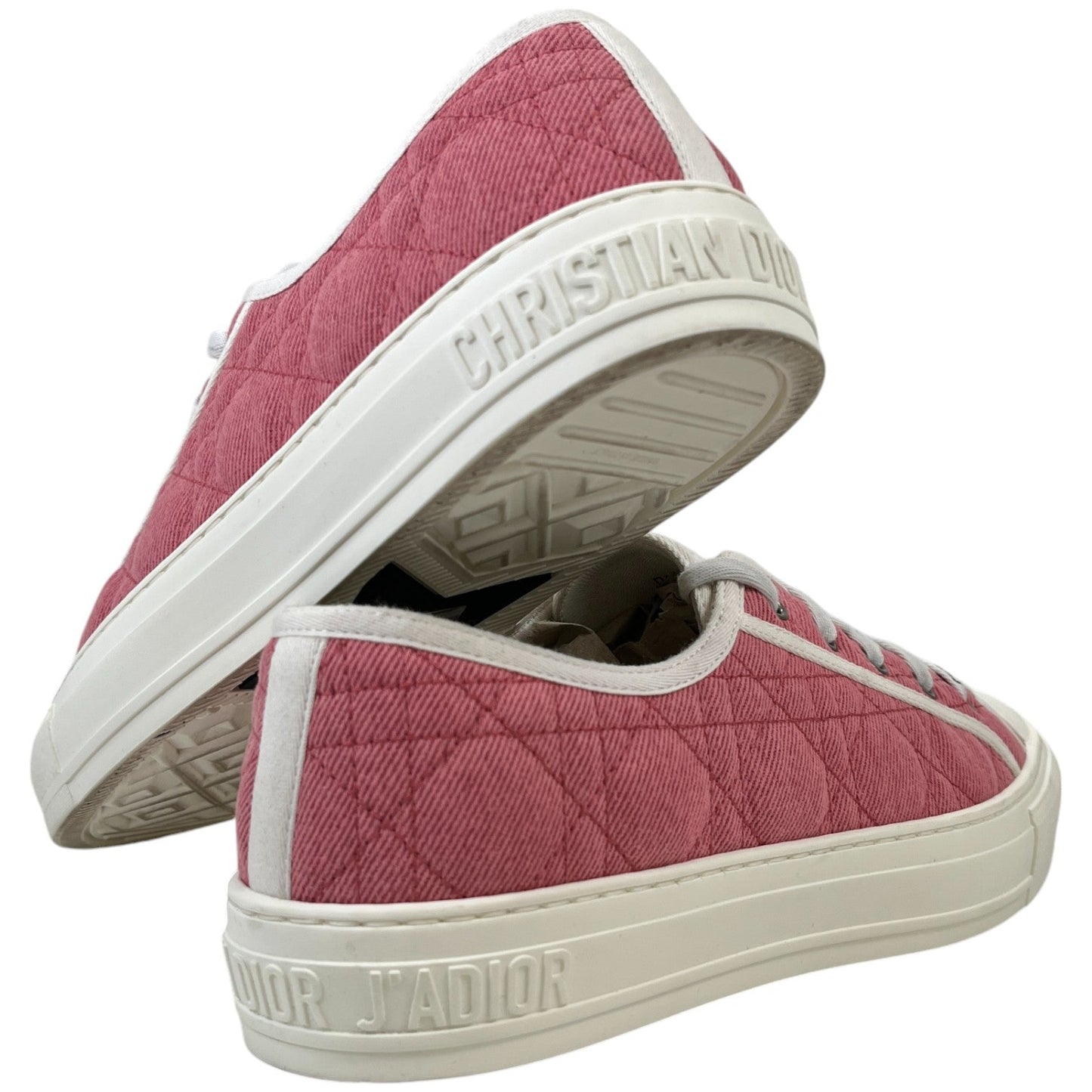 Women's Walk'N'Dior Cloth Low Trainers Pink Size EU 41 / UK 8