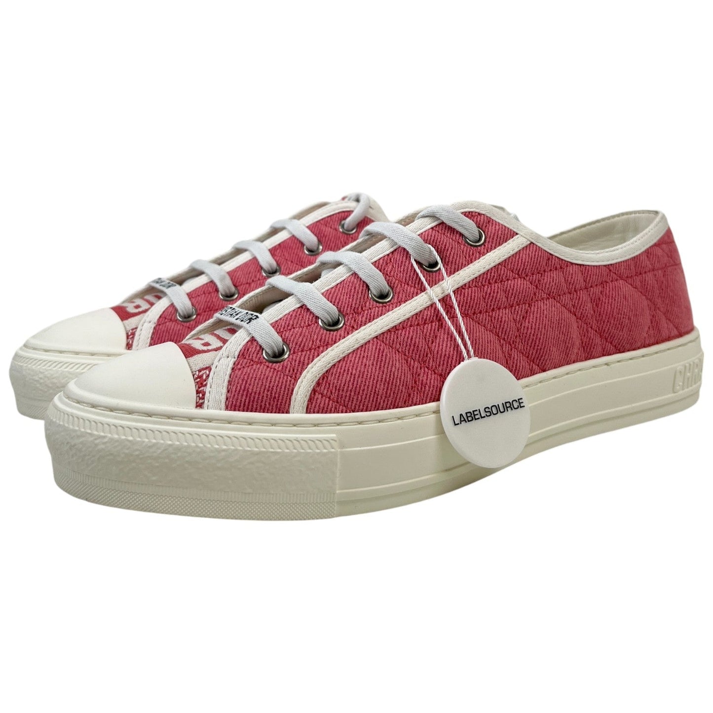 Women's Walk'N'Dior Cloth Low Trainers Pink Size EU 41 / UK 8