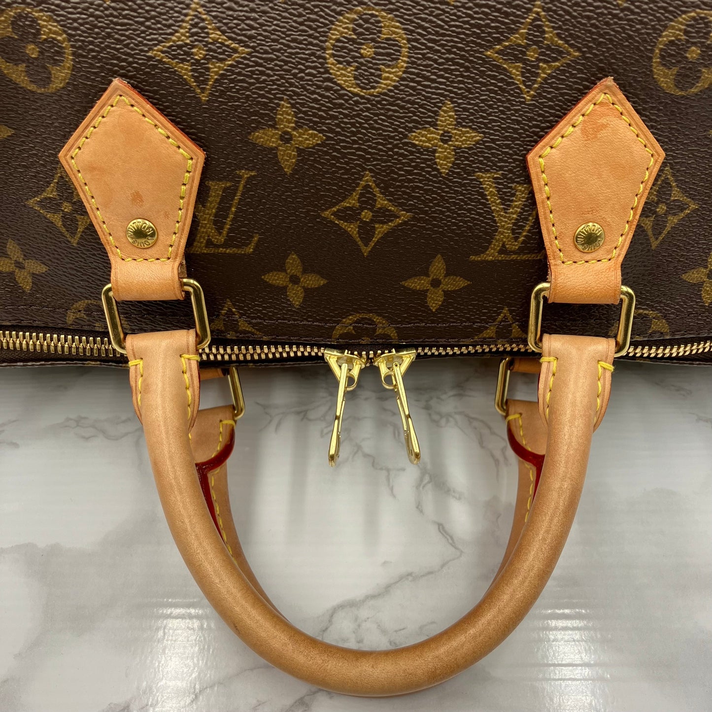 LOUIS VUITTON Speedy 35 monogram Shoulder bag handbag