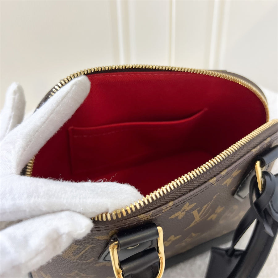 LV Alma BB World Tour in Monogram Canvas and Black Leather GHW