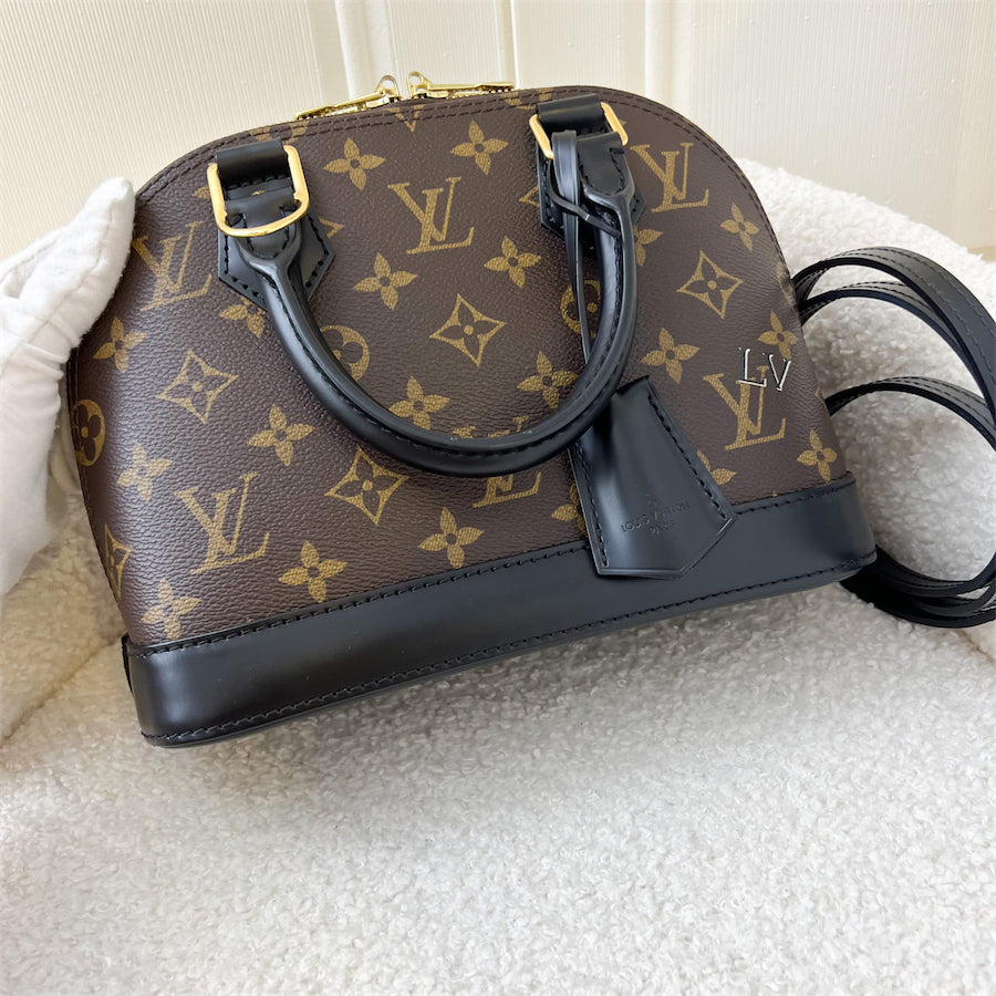 LV Alma BB World Tour in Monogram Canvas and Black Leather GHW