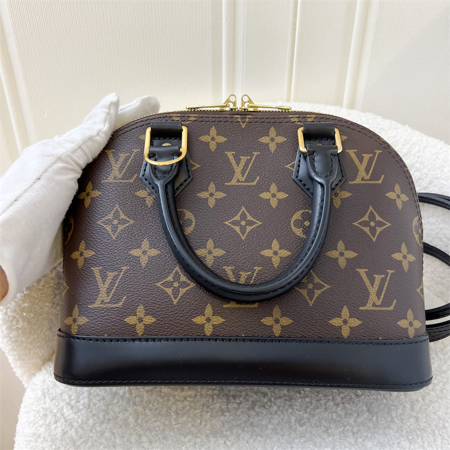 LV Alma BB World Tour in Monogram Canvas and Black Leather GHW