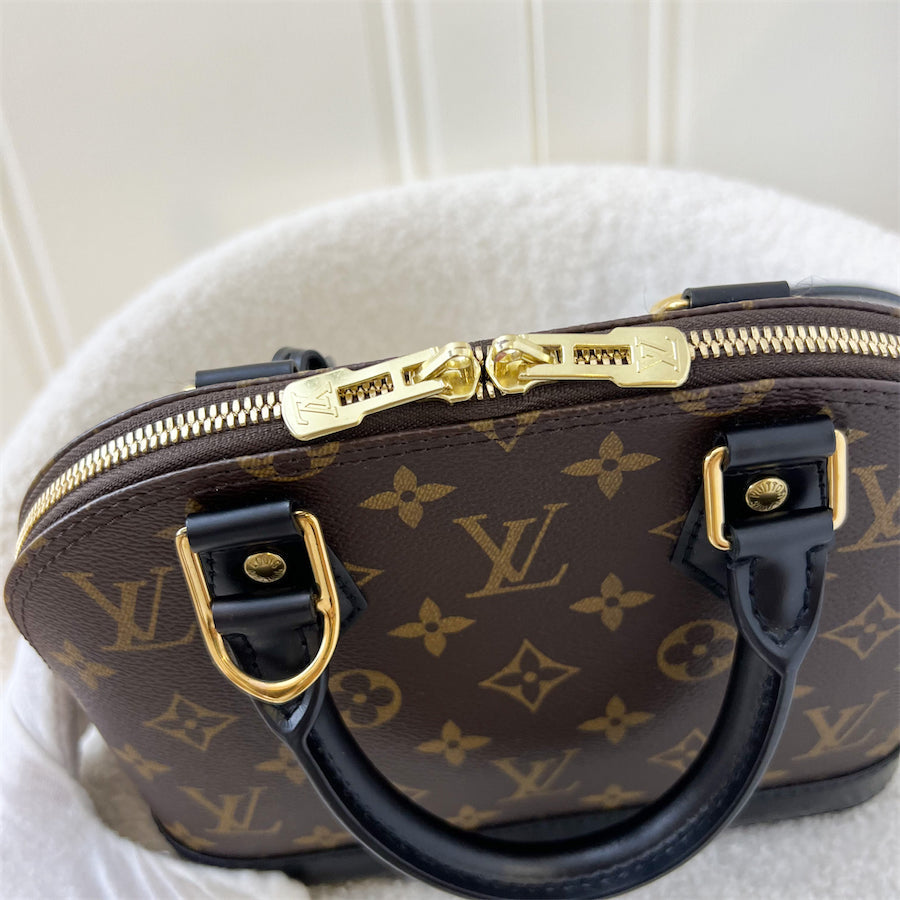 LV Alma BB World Tour in Monogram Canvas and Black Leather GHW