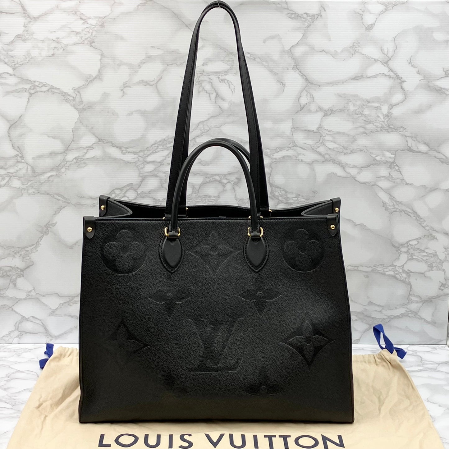 LOUIS VUITTON monogram Amplant On the go GM Shoulder bag RFID