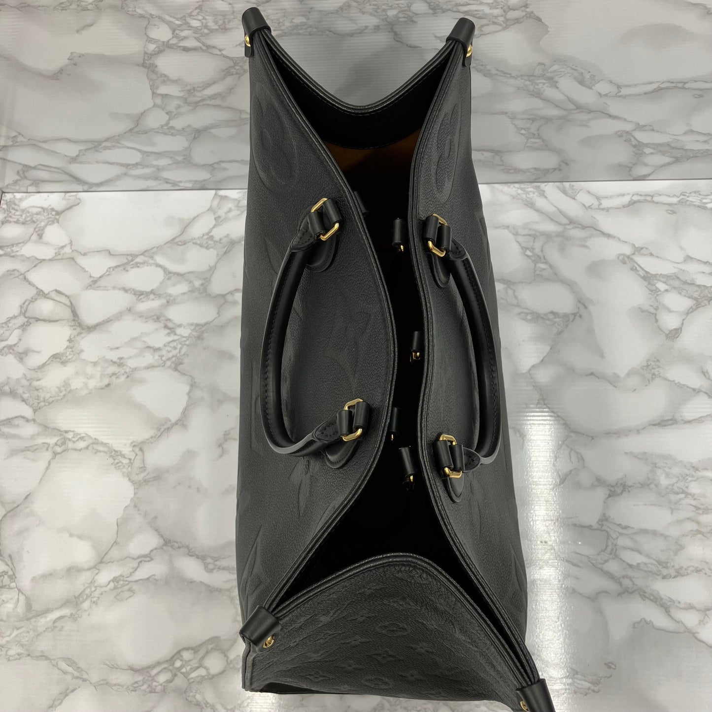 LOUIS VUITTON monogram Amplant On the go GM Shoulder bag RFID