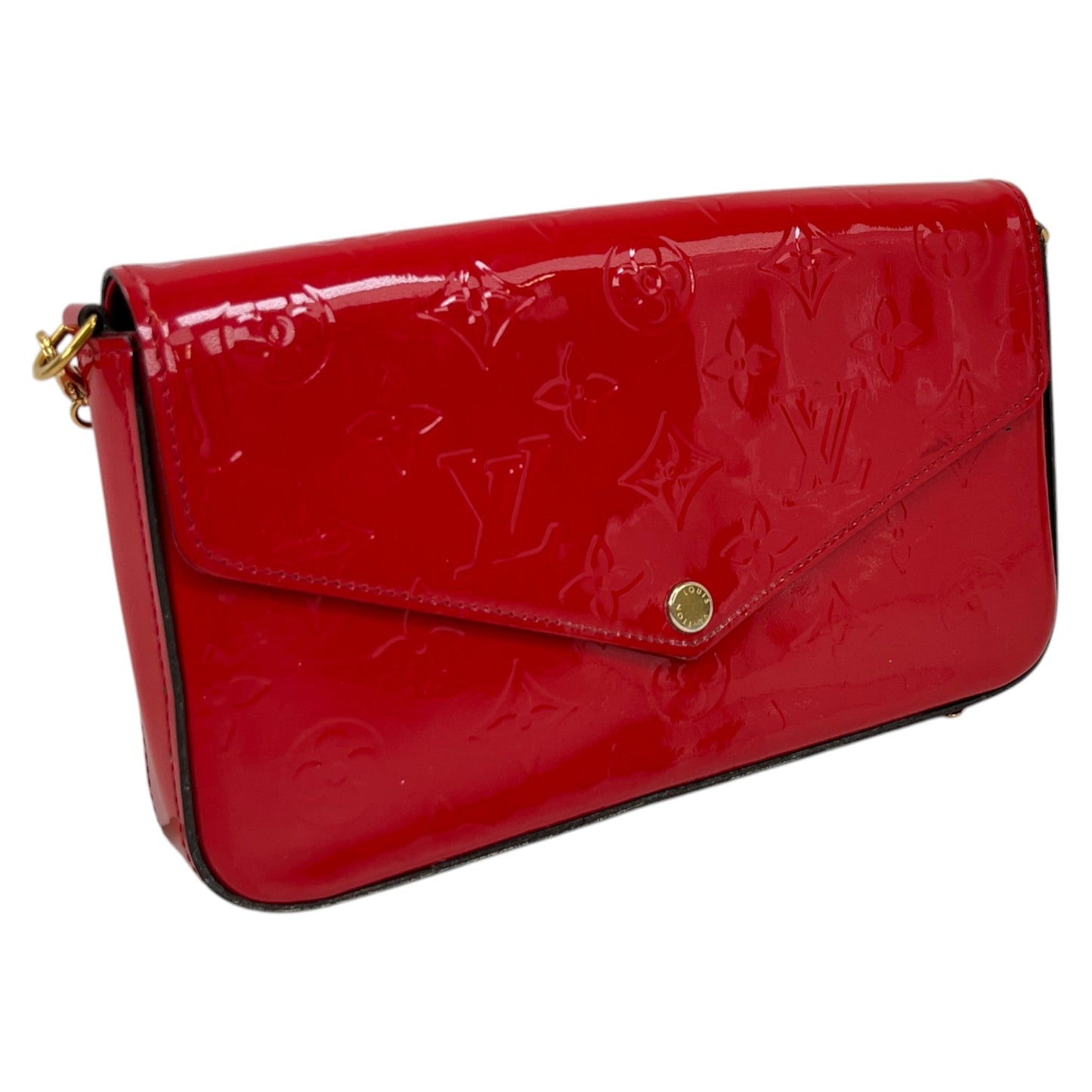 Women's Vernis Pochette Felicie Handbag Red