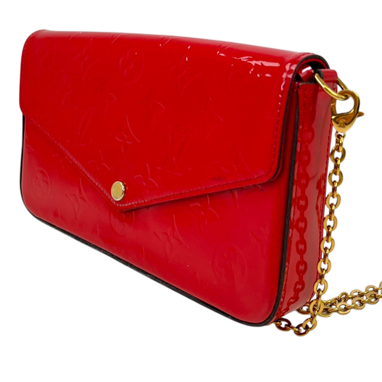 Women's Vernis Pochette Felicie Handbag Red