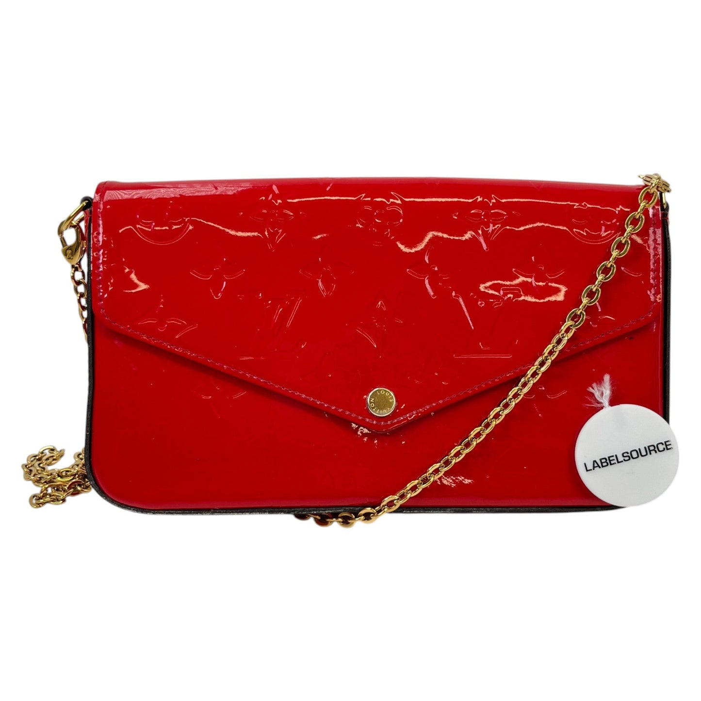 Women's Vernis Pochette Felicie Handbag Red