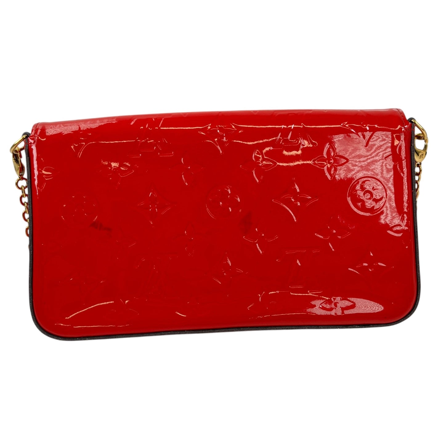 Women's Vernis Pochette Felicie Handbag Red