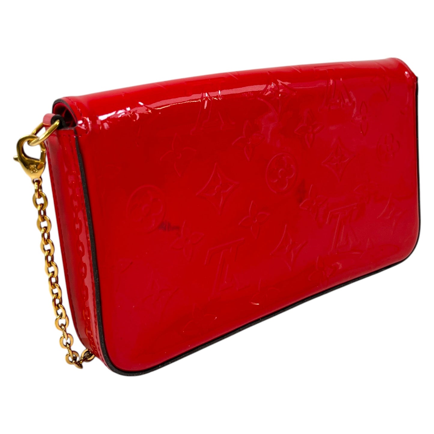 Women's Vernis Pochette Felicie Handbag Red