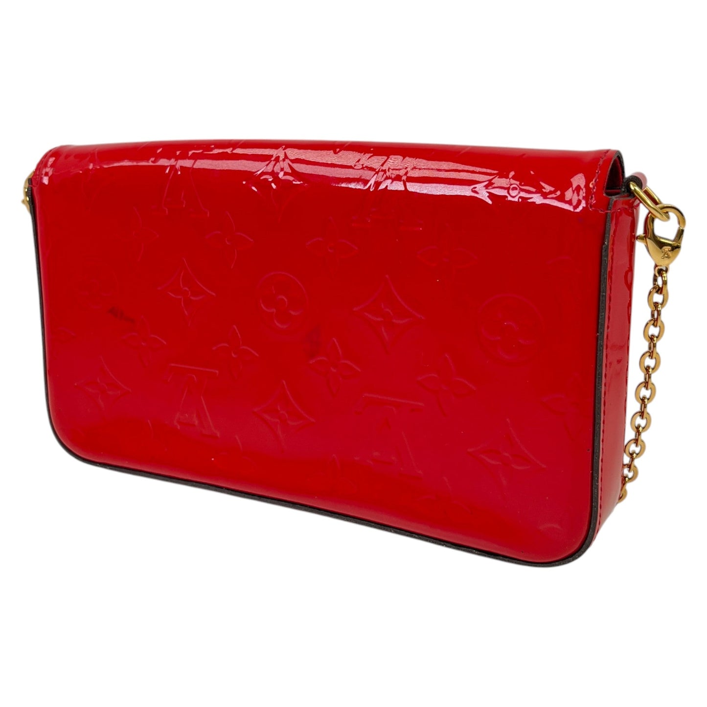 Women's Vernis Pochette Felicie Handbag Red