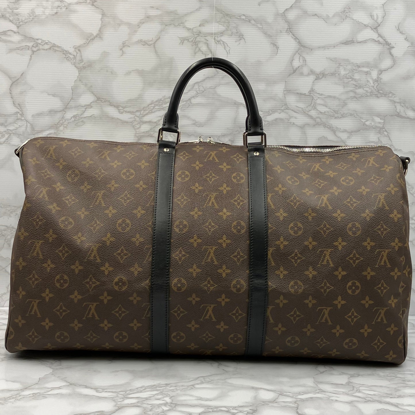 LOUIS VUITTON Keypole 55 Macassar Bandoliere