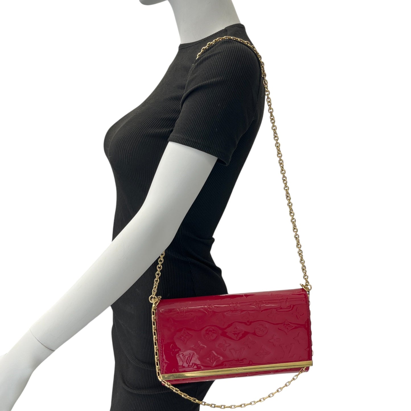 Women's Monogram Vernis Ana Bag Red