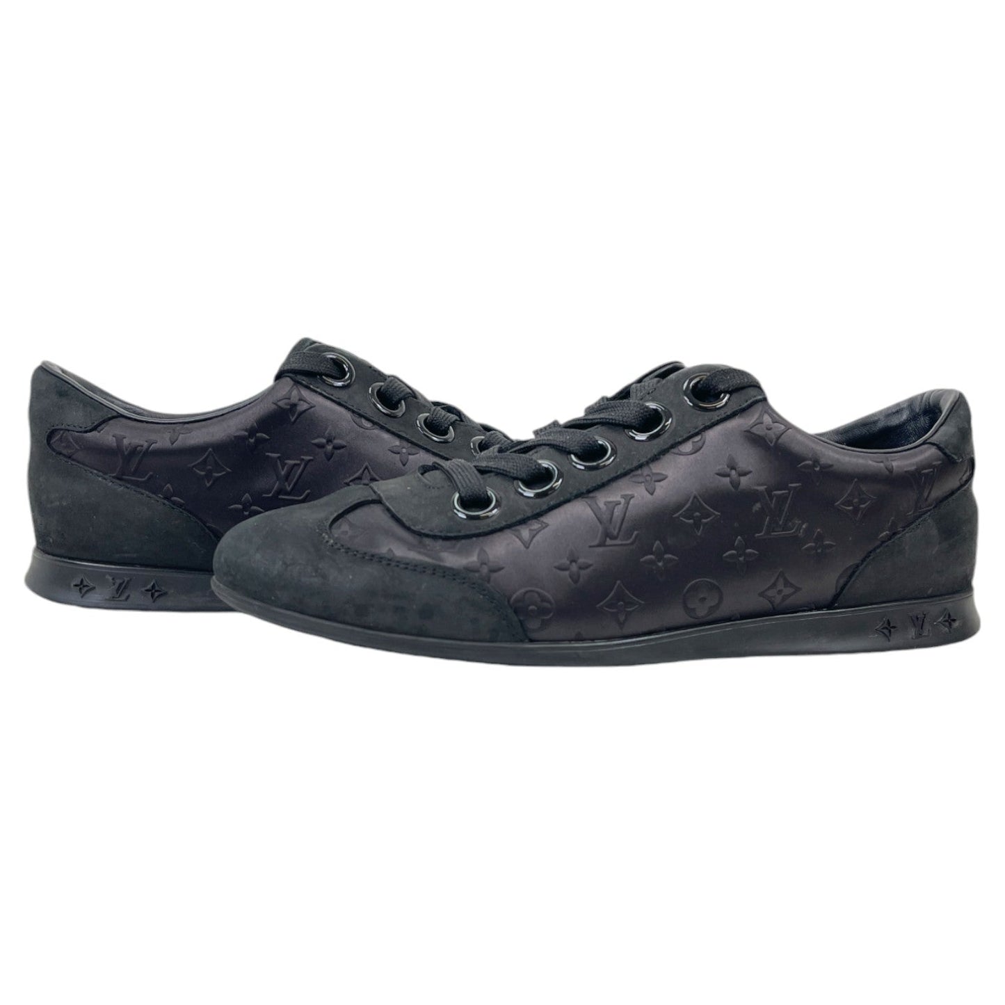 Women's Monogram Low Trainers Black Size EU 36 / UK 3