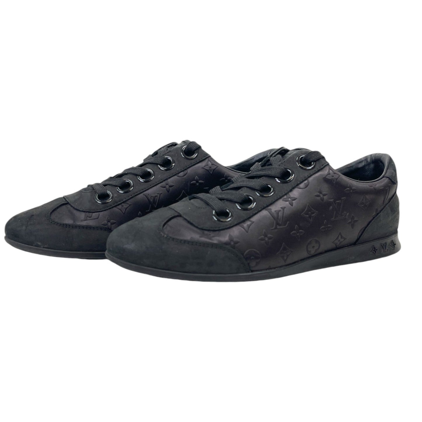 Women's Monogram Low Trainers Black Size EU 36 / UK 3