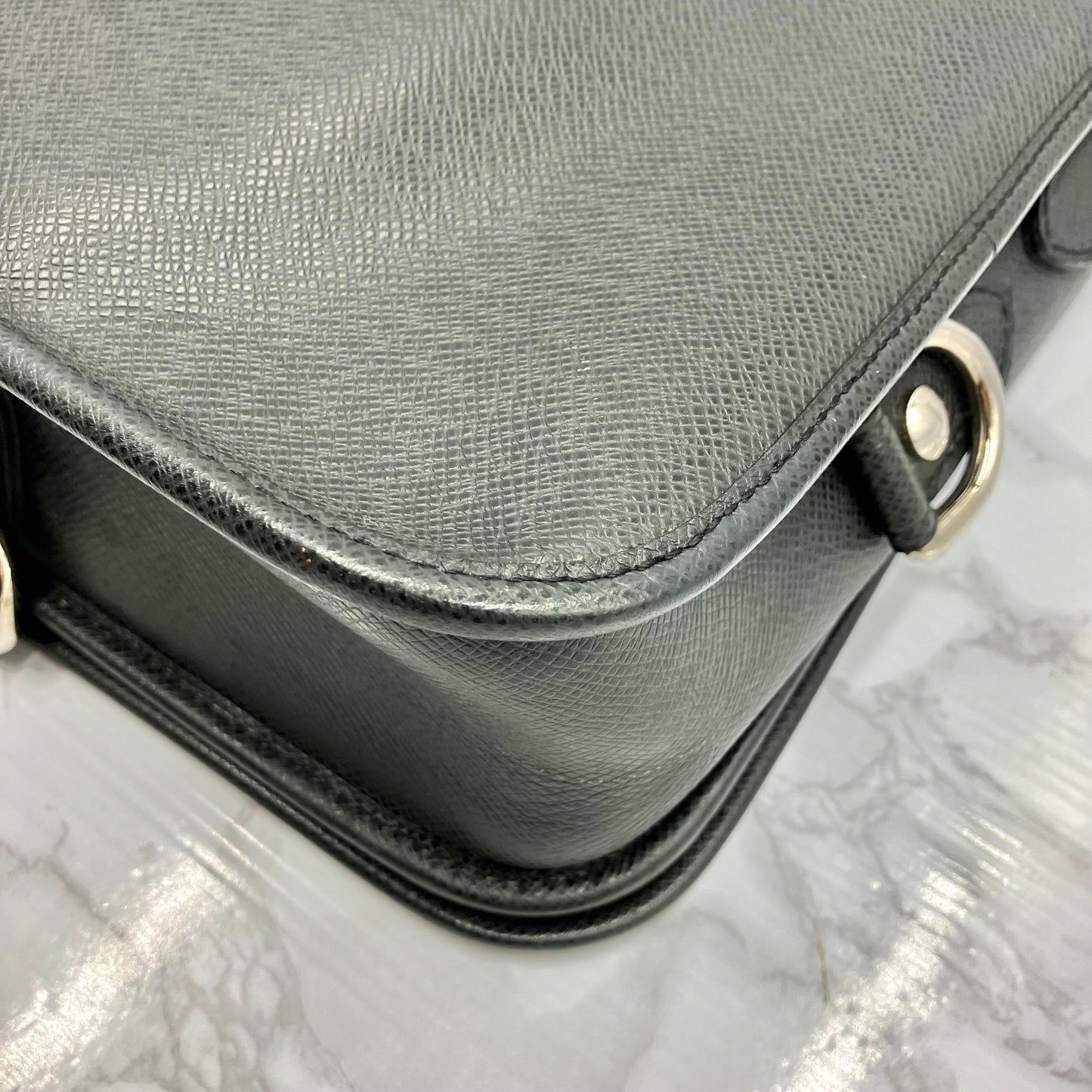 LOUIS VUITTON Taiga Andrei Shoulder Bag