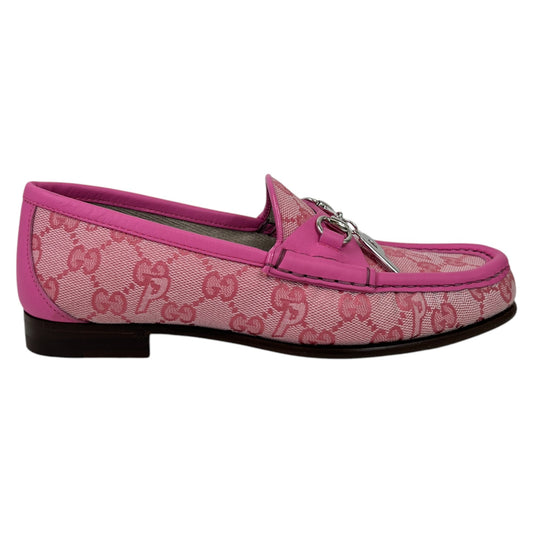 Women's X Palace Gg Supreme Loafers Pink Size EU 35.5 / UK 2.5