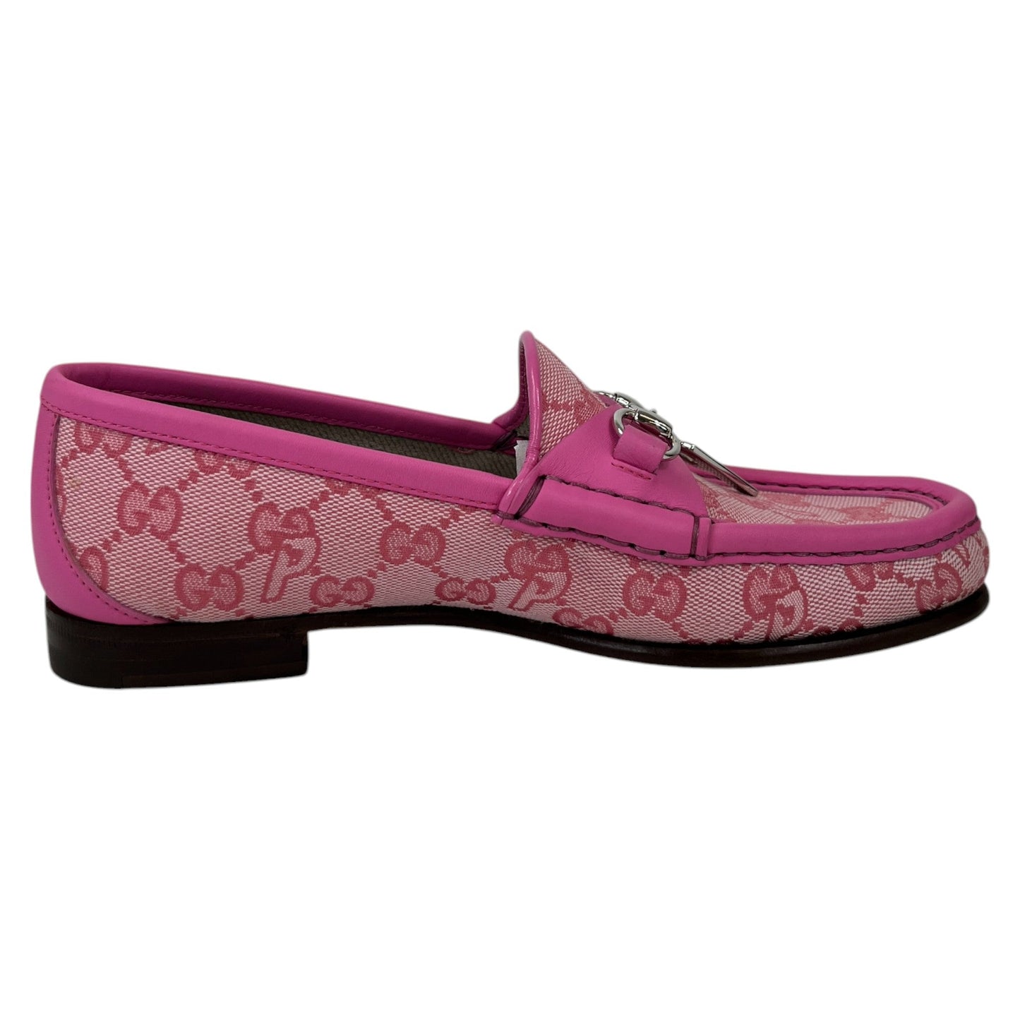 Women's X Palace Gg Supreme Loafers Pink Size EU 35.5 / UK 2.5