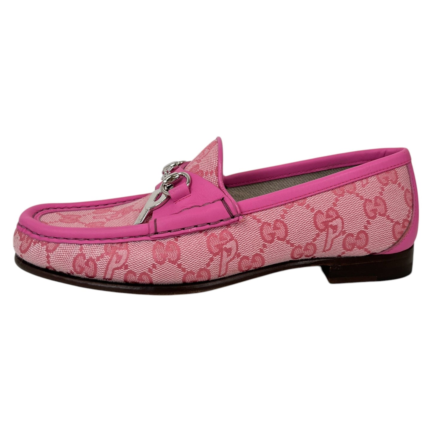 Women's X Palace Gg Supreme Loafers Pink Size EU 35.5 / UK 2.5