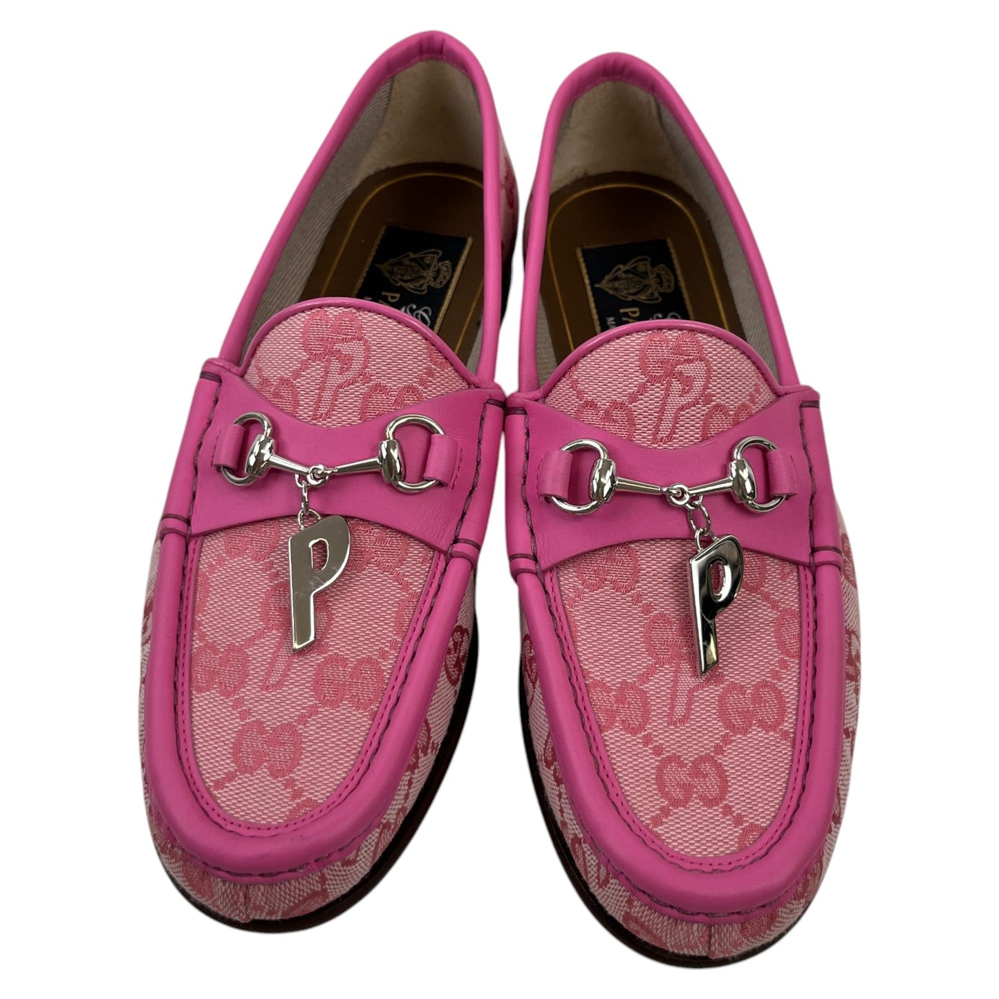 Women's X Palace Gg Supreme Loafers Pink Size EU 35.5 / UK 2.5