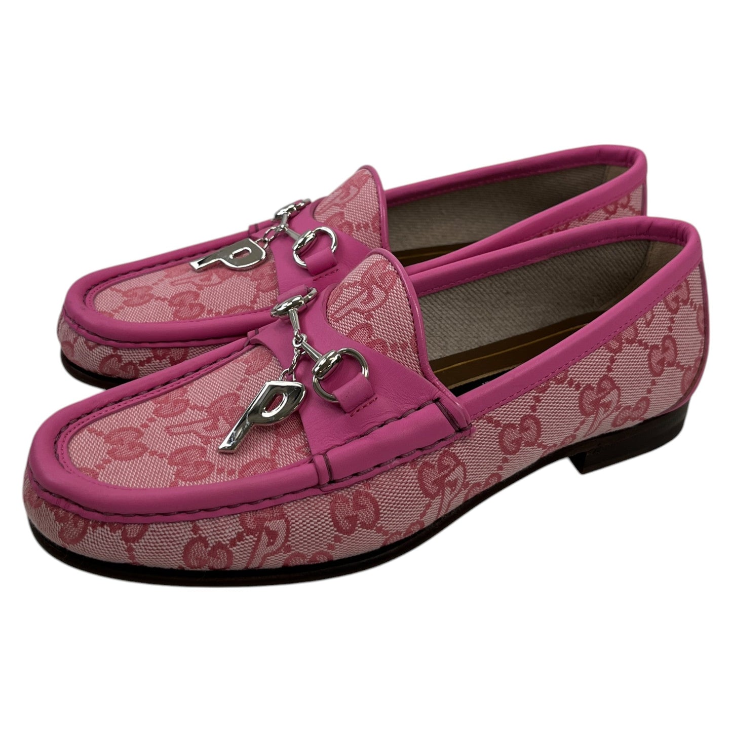 Women's X Palace Gg Supreme Loafers Pink Size EU 35.5 / UK 2.5