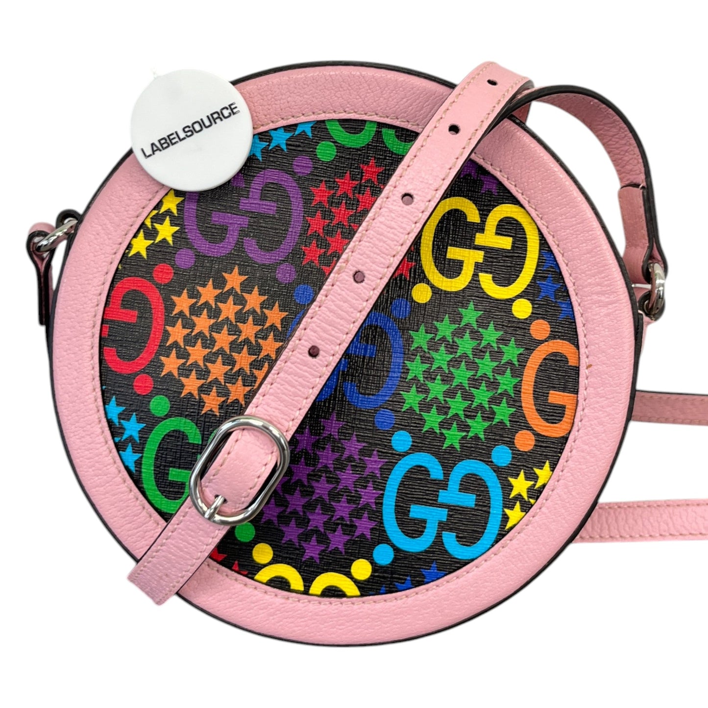 Women's Gg Supreme Canvas Psychedelic Round Bag Multi-Coloured