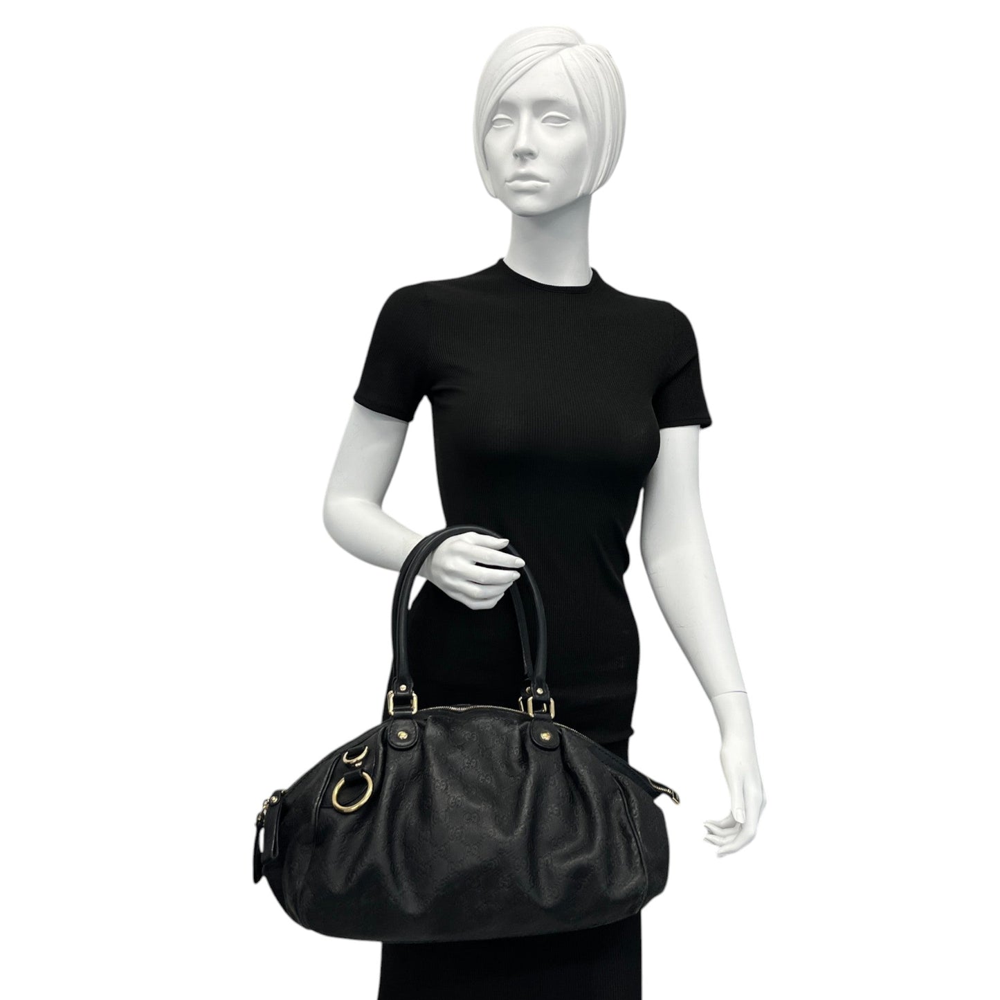 Women's Gg Supreme Sukey Handbag Black