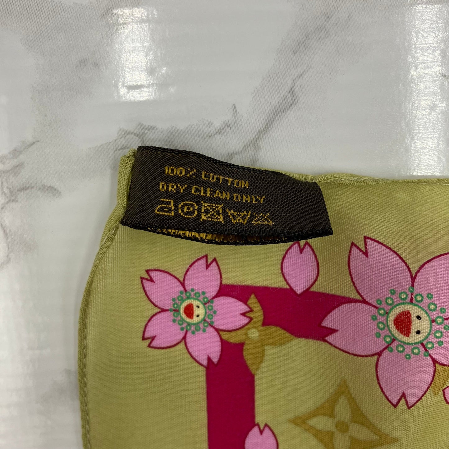 LOUIS VUITTON scarf Takashi Murakami