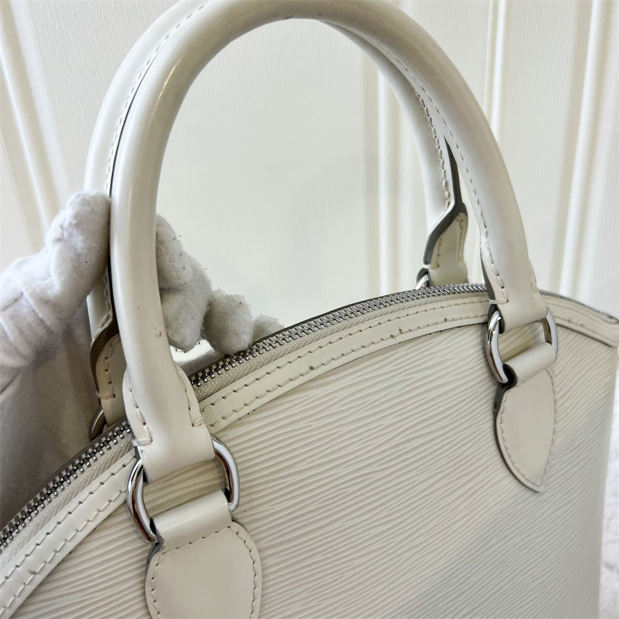 LV Vintage Lockit in Ivory Epi Leather SHW