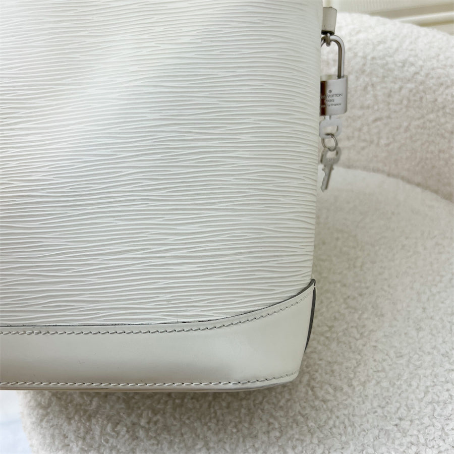 LV Vintage Lockit in Ivory Epi Leather SHW