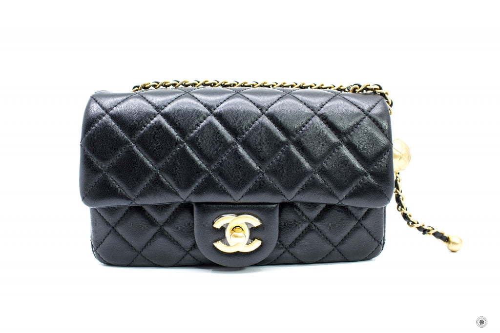 Chanel AS1787B02916 Classic CC Flap Bag Black / 94305 Lambskin Shoulder Bags Gbhw