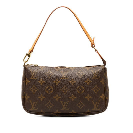 Brown Louis Vuitton Monogram Pochette Accessoires Shoulder Bag