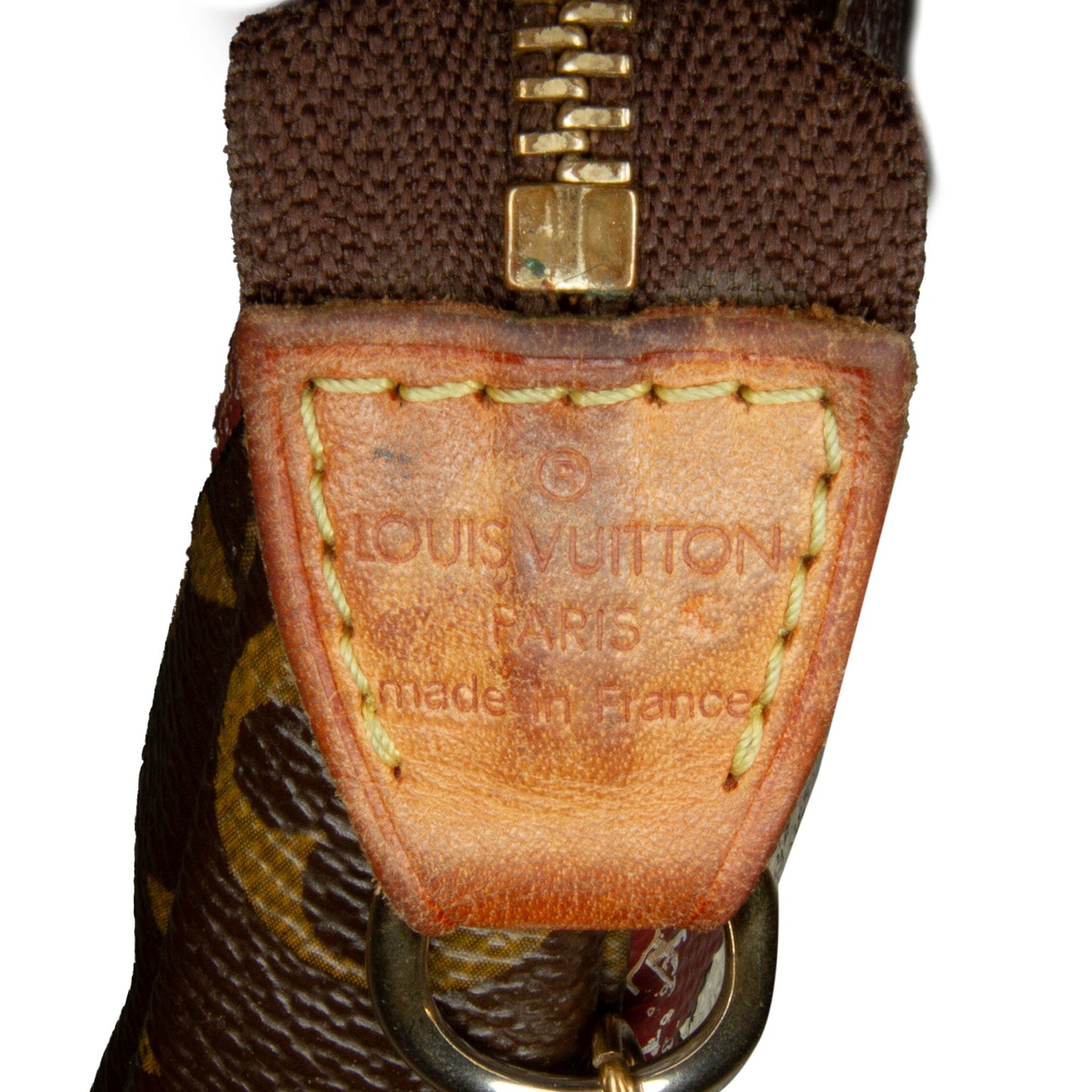 Brown Louis Vuitton Monogram Patch Mini Pochette Accessoires Shoulder Bag