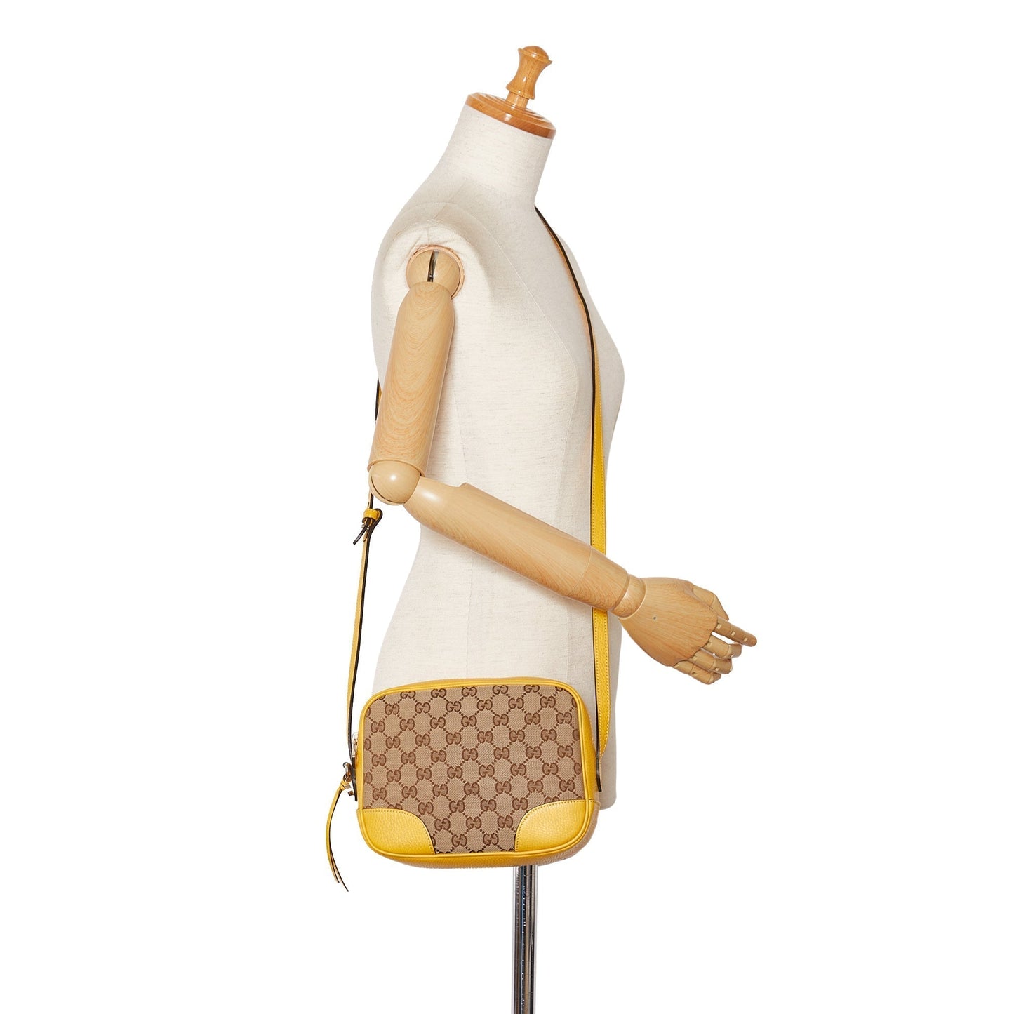 GUCCI GG Canvas Bree Crossbody Bag