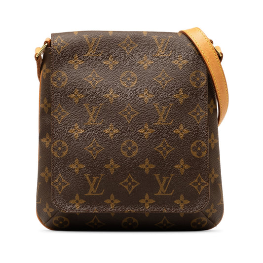 Brown Louis Vuitton Monogram Musette Salsa Short Strap Shoulder Bag