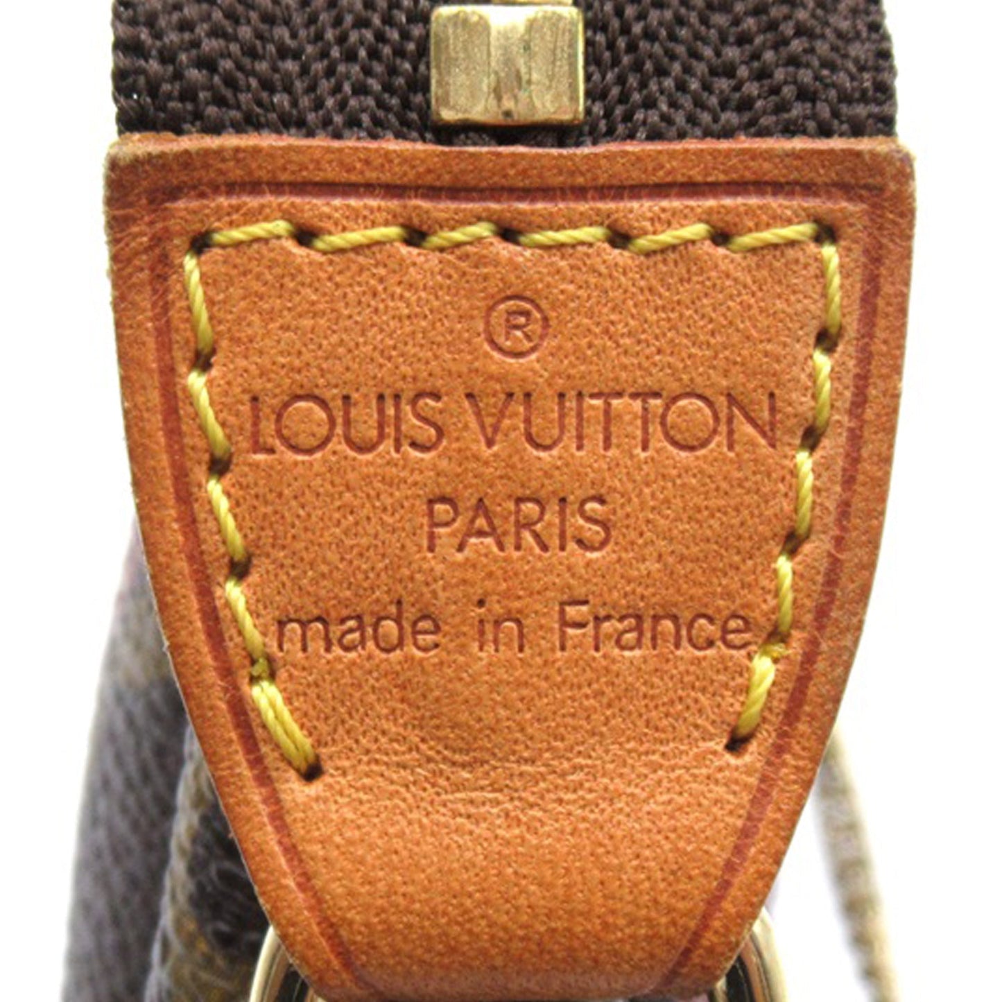 Brown Louis Vuitton Monogram Patch Mini Pochette Accessoires Shoulder Bag