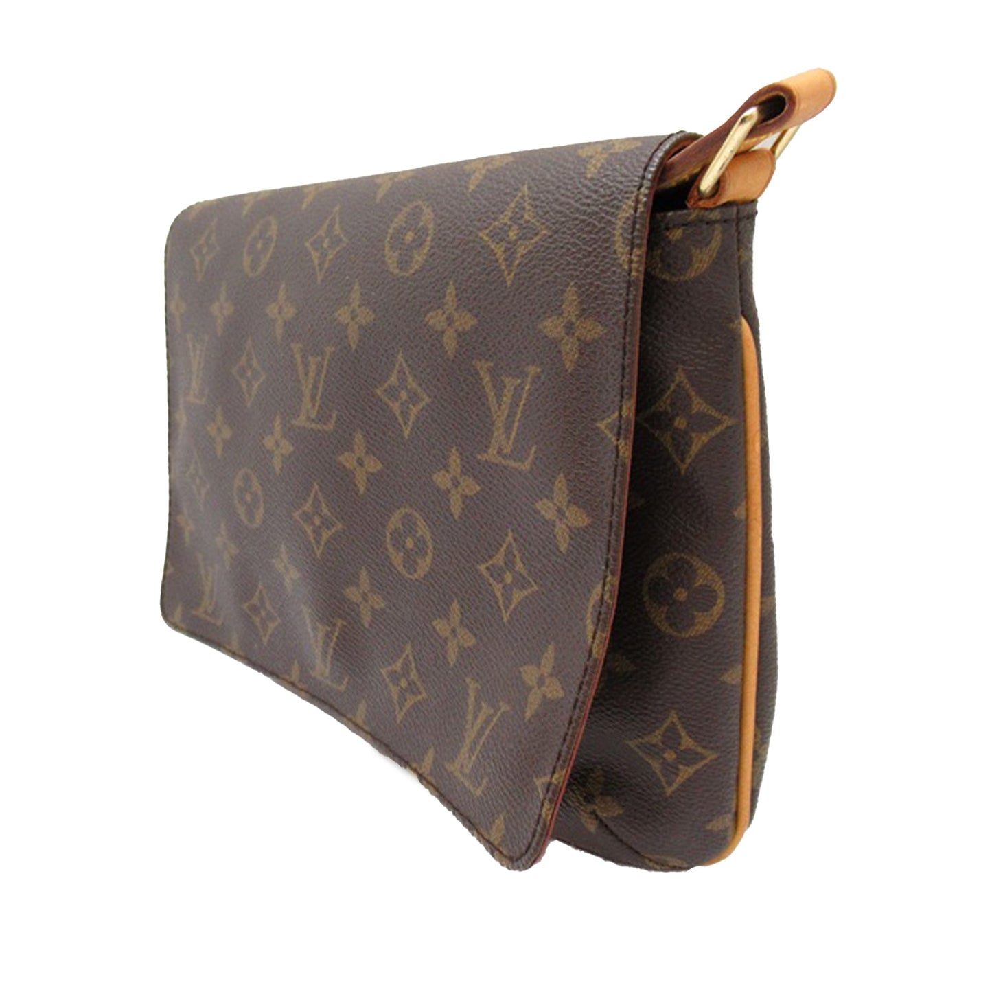 Brown Louis Vuitton Monogram Musette Tango Short Strap Shoulder Bag