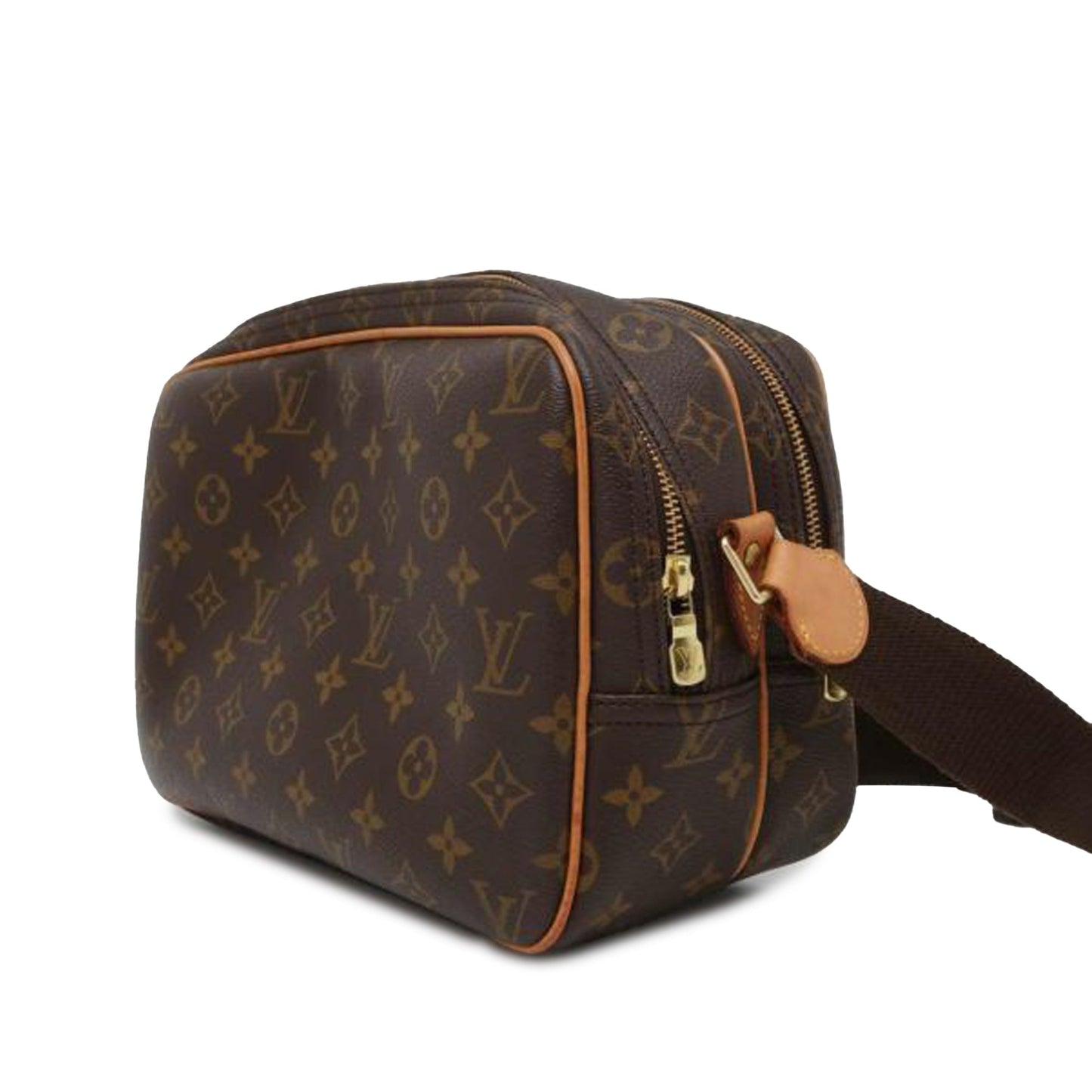 Brown Louis Vuitton Monogram Reporter PM Crossbody Bag