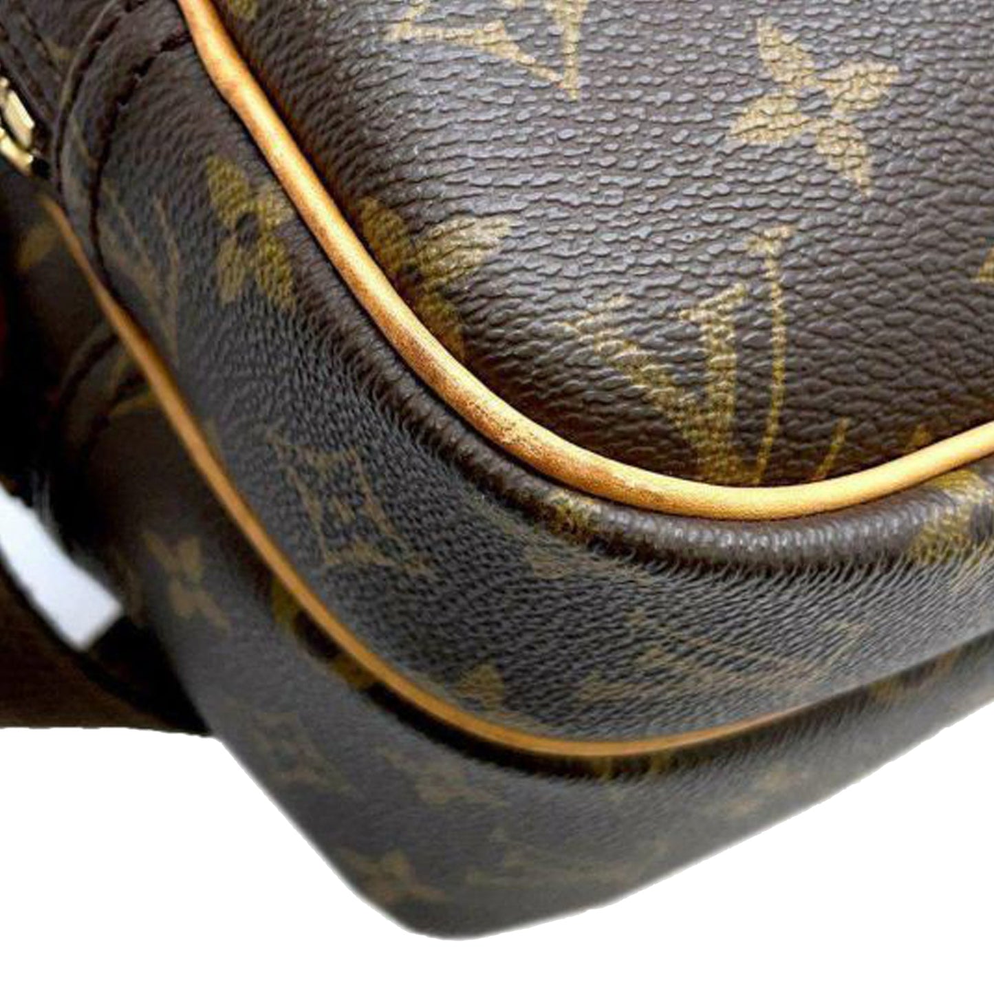 Brown Louis Vuitton Monogram Reporter PM Crossbody Bag