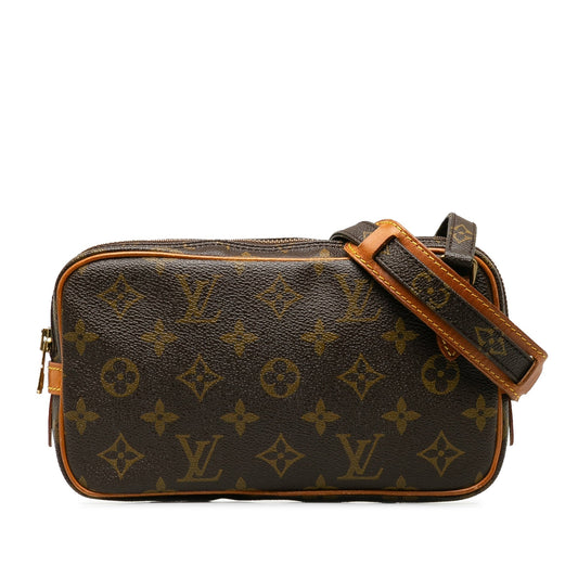 Brown Louis Vuitton Monogram Pochette Marly Bandouliere Crossbody Bag