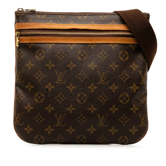 Brown Louis Vuitton Monogram Pochette Bosphore Crossbody Bag