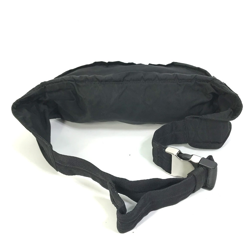PRADA Sling bag Nylon black Triangle logo plate mens Used