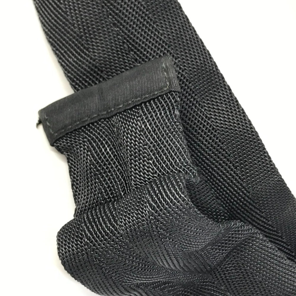 PRADA Sling bag Nylon black Triangle logo plate mens Used