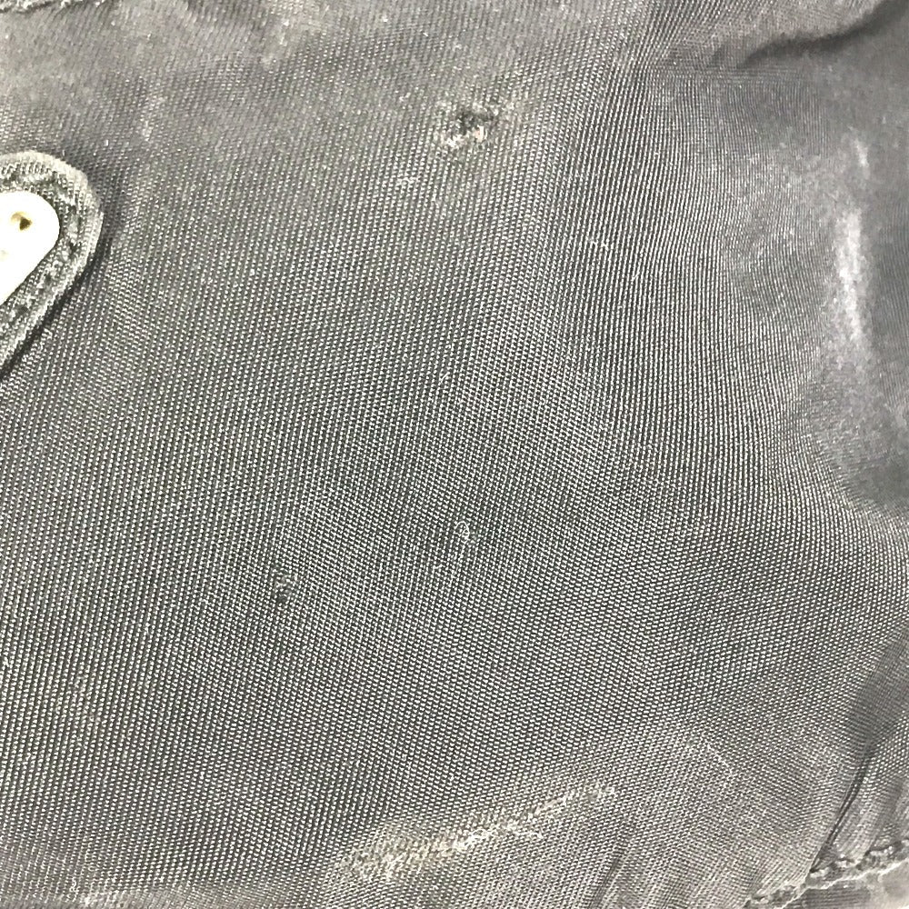 PRADA Sling bag Nylon black Triangle logo plate mens Used