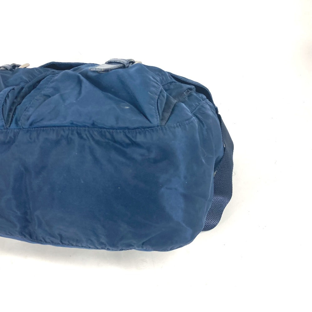 PRADA Shoulder Bag B1738 Nylon blue Triangle logo plate