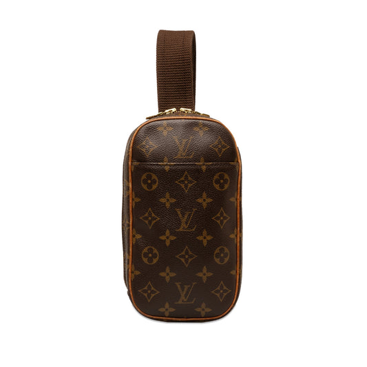 Brown Louis Vuitton Monogram Pochette Gange Crossbody Bag