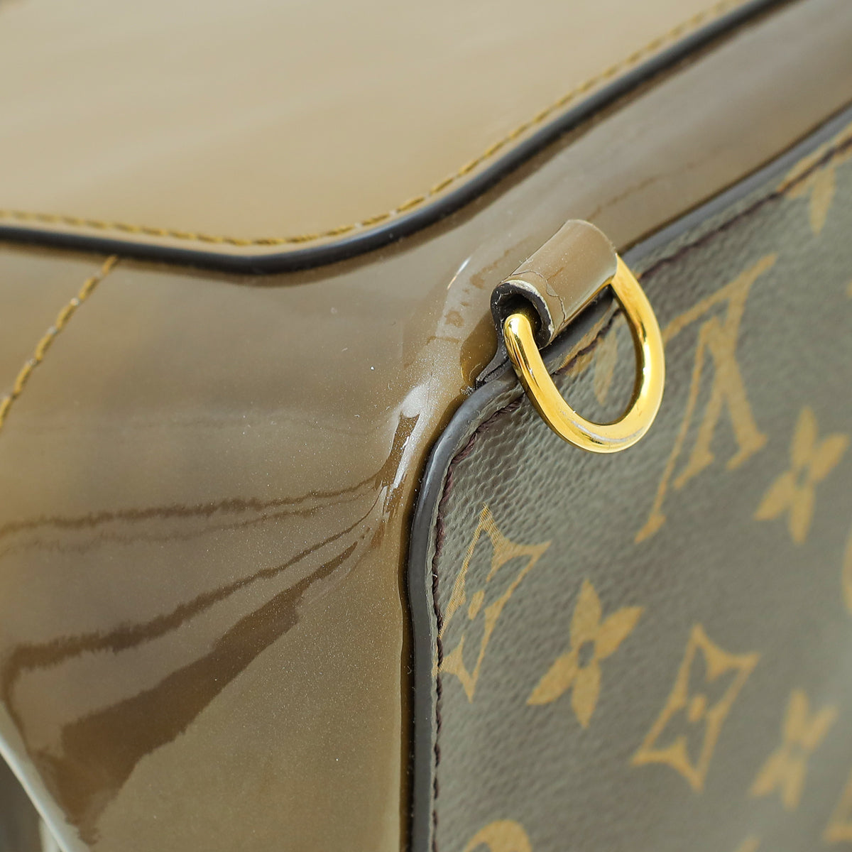 Louis Vuitton Monogram Vert Olive Vernis Hot Springs Backpack Bag